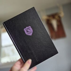 Murder with Mirrors - Red Badge Mystery 1952 Black Purple Hardcover Vintage Book